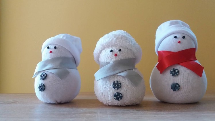 How To Make a Sock Snowman