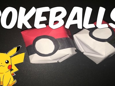 How to make an Origami Pokeball(TUTORIAL)