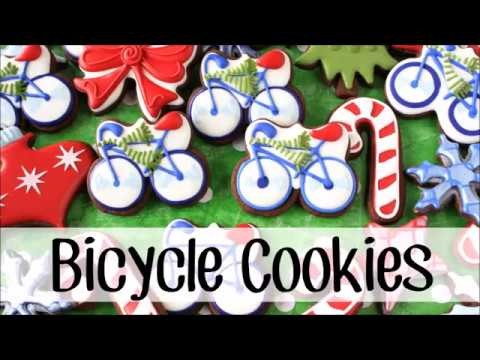 How to Make Decorated Bicycle Cookies