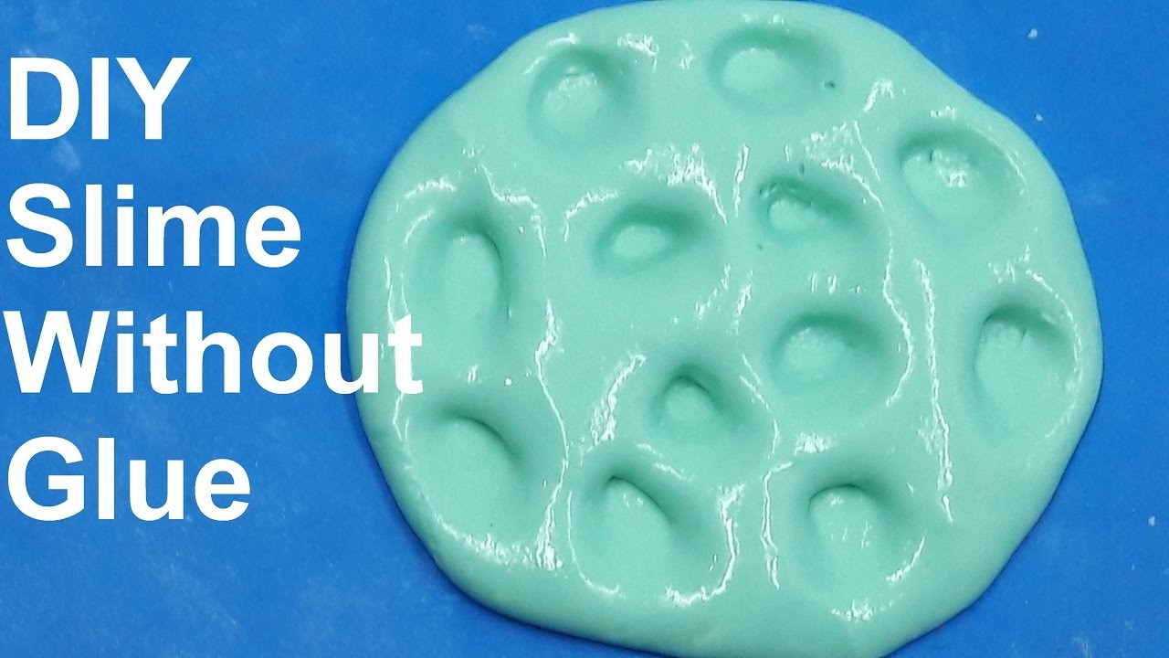 how to make slime with clear glue without activator or borax