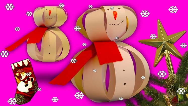 Lets make Snow Man this Christmas | Decoration for Christmas | Paper Quilling