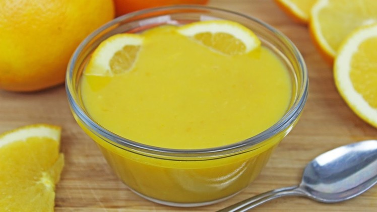 Orange Curd Recipe | Homemade Orange Curd | How to make Orange Curd