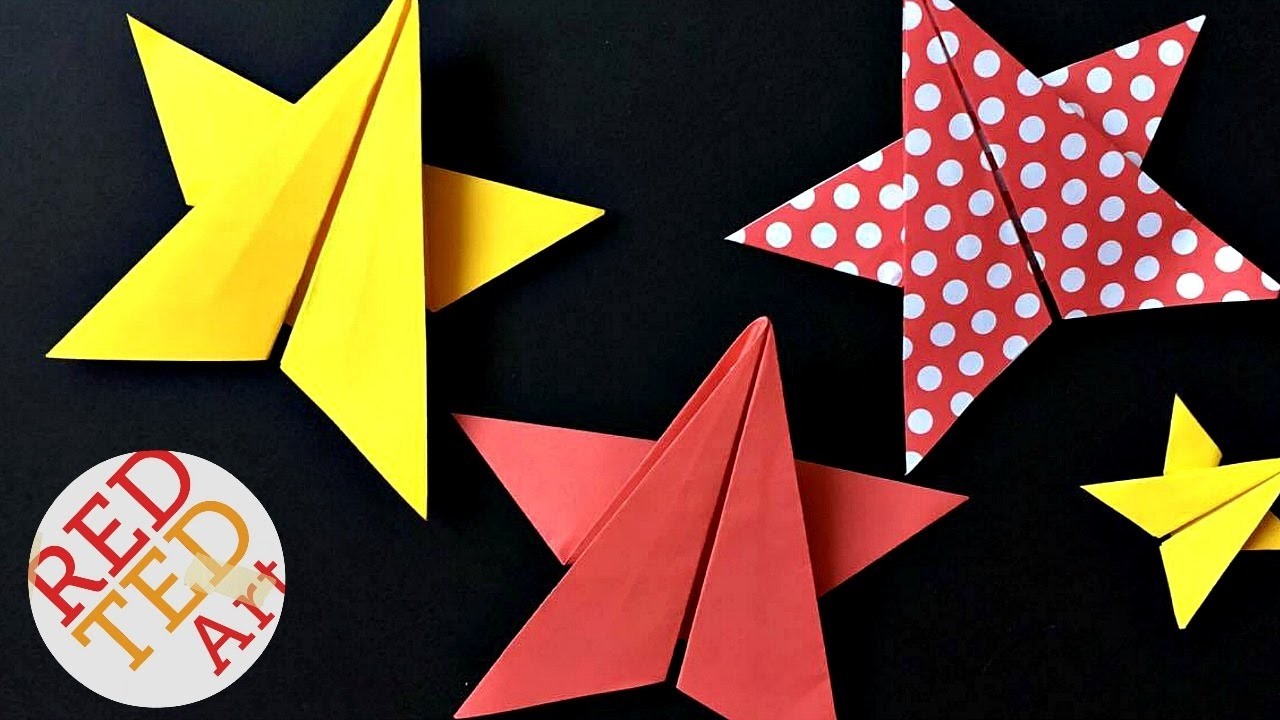 Origami Star DIY - 5 Pointed Origami Paper Star DIY - Paper Crafts