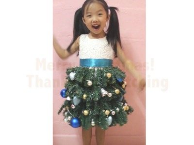 Shevelle's Christmas Tree Dress (DIY)