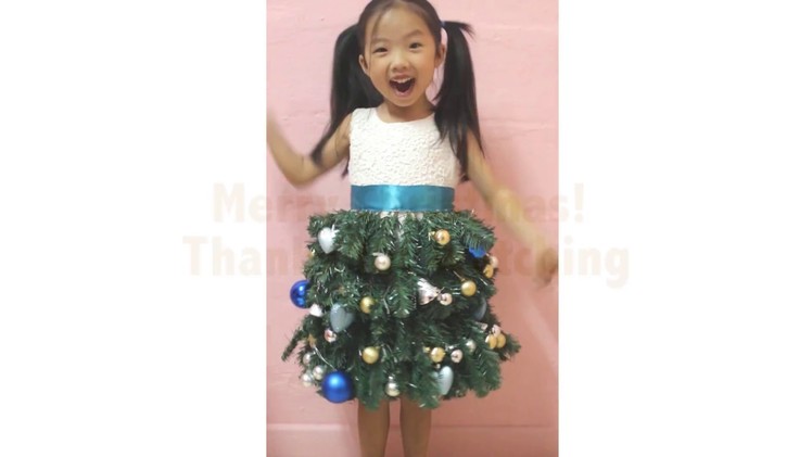 Shevelle's Christmas Tree Dress (DIY)