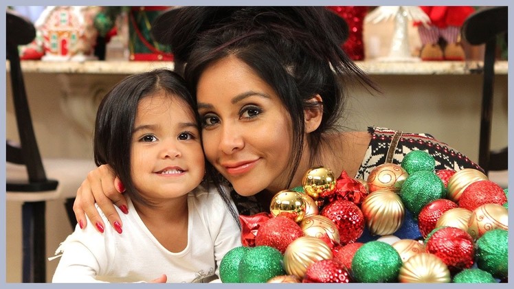 Snooki Pool Noodle Wreath DIY with Giovanna!