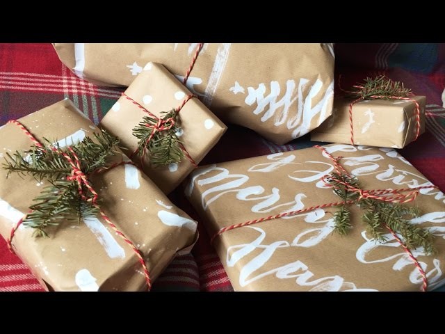Watch Me DIY Christmas Wrapping Paper