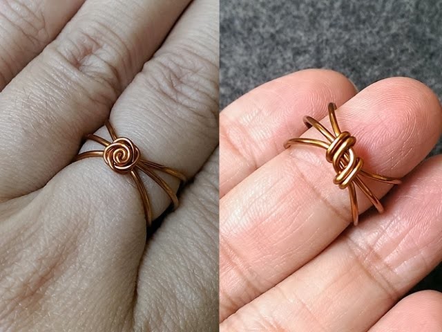Wire ring - How to make wire jewelery 154