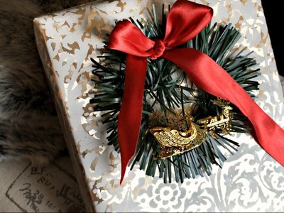 Christmas Gift Wrap Ideas - Embelishments