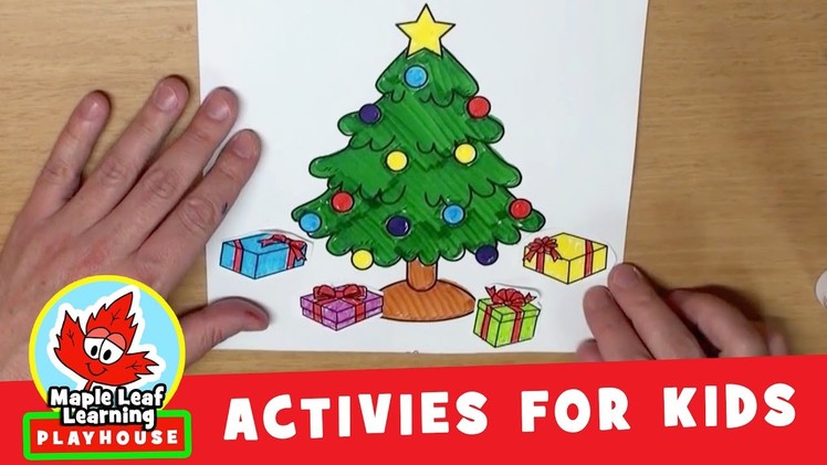 Christmas Present Activity for Kids | Maple Leaf Learning Playhouse