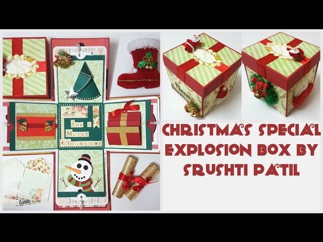 Christmas Special Explosion box by Srushti Patil