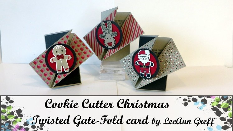 Cookie Cutter Christmas Twisted Fold Card