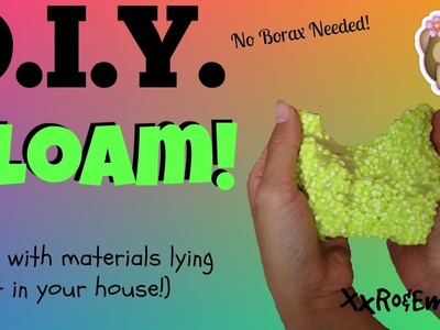 D.I.Y. Floam | Super Crunchy Slime! (No Borax, Tide, Baking Soda, or Eyedrops!)