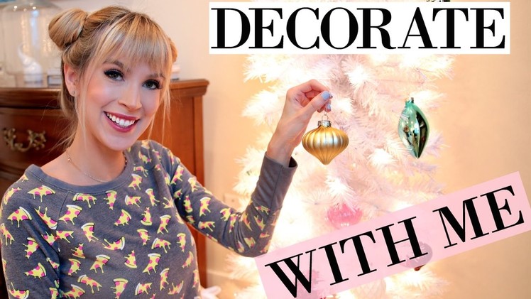 DECORATE WITH ME! | 47 Ornament Wall + 2 CHRISTMAS Trees