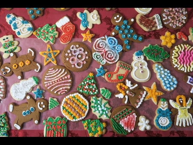 DECORATING CHRISTMAS COOKIES | Gingerbread + Sugar + Icing