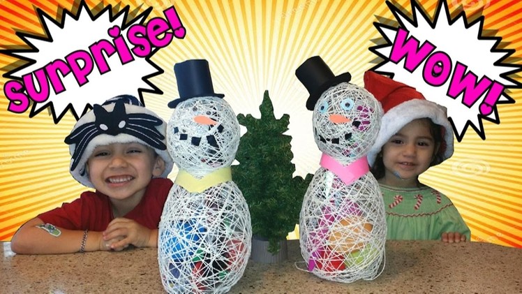 DIY Snowman full of Fun Toy Surprises My littlee Pony Minions Surprise Eggs Fun for Kids