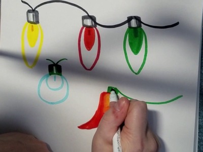 Draw with Me: Christmas Lights