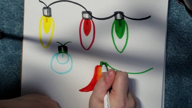 Draw with Me: Christmas Lights