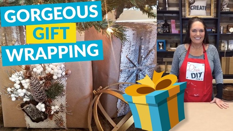 Gorgeous DIY Gift Wrapping Ideas Using Burlap!