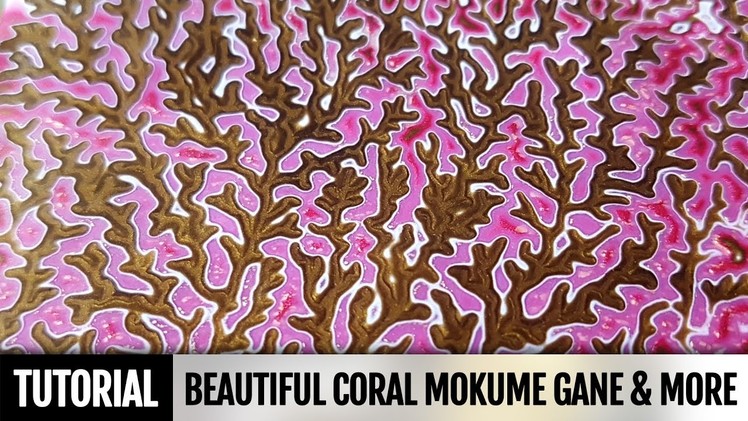 How to make Coral Mokume Gane & Coral polymer clay Scraps utilization. Needed for the NEXT Tutorial