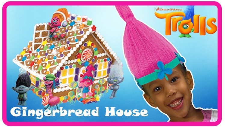LOGAN LIKES: Trolls DIY Gingerbread House Broken | Toy Review!