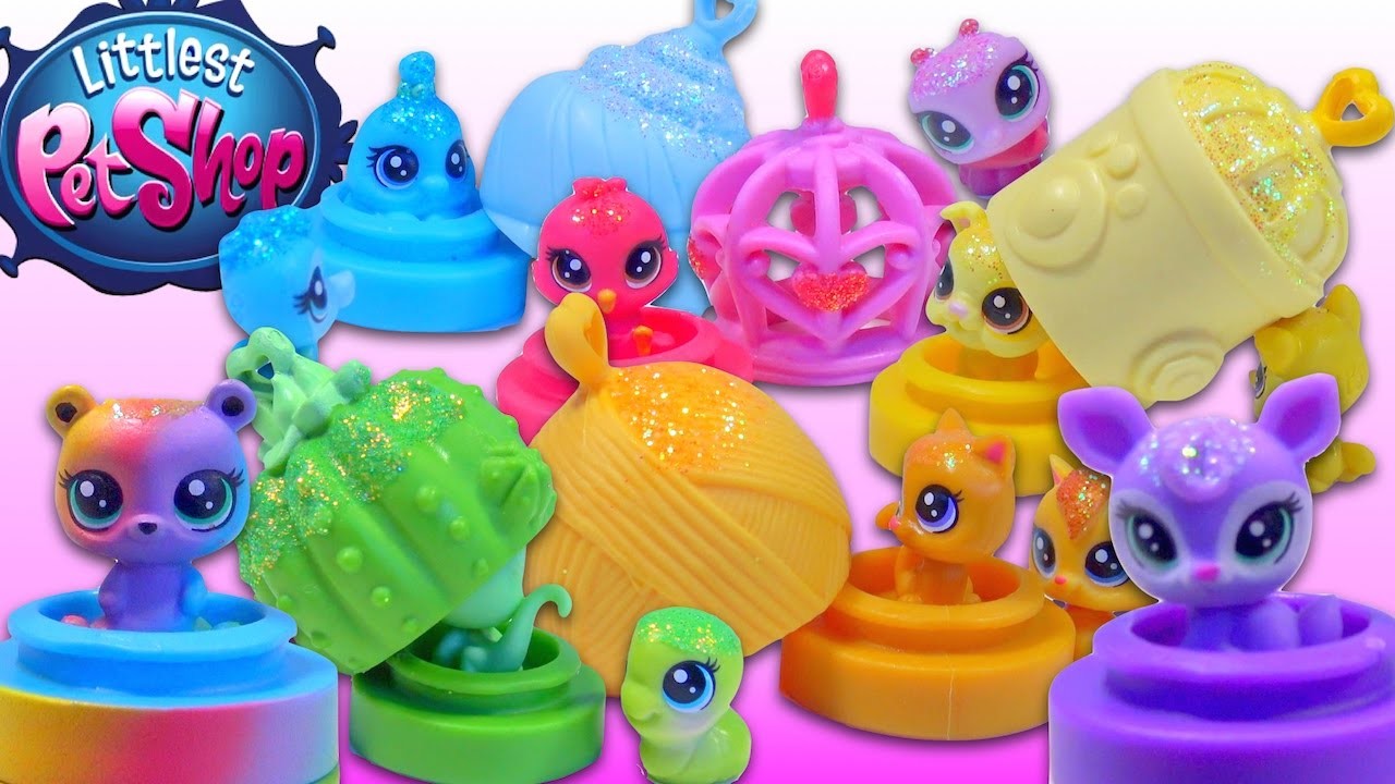 LPS Littlest Pet Shop Rainbow Teensie Pets Habitats + Surprise Toy ...