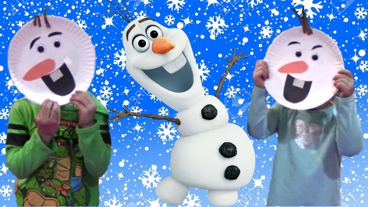 Making Paper Disney Frozen Olaf Easy Fun Kids Actvity Arts Craft