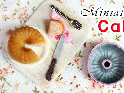 Miniature Cake & Cake Mould - Polymer Clay Tutorial