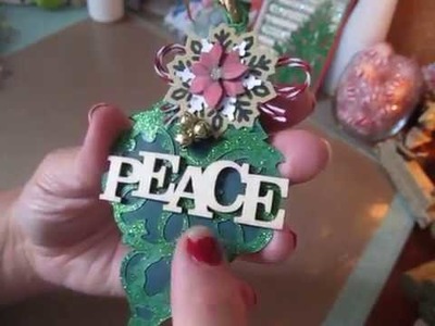 Personal Cricut Challenge #108~ 3 Different Christmas Ornaments