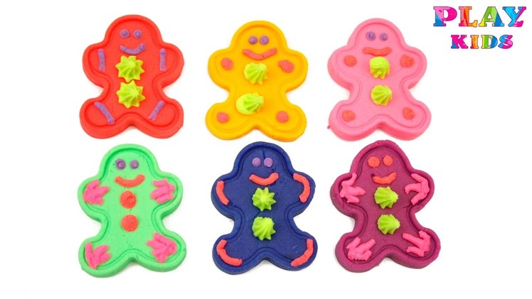 Play-Doh Doh Vinci DIY gingerbread man cookies | Make Christmas holiday ornaments with Play DohVinci