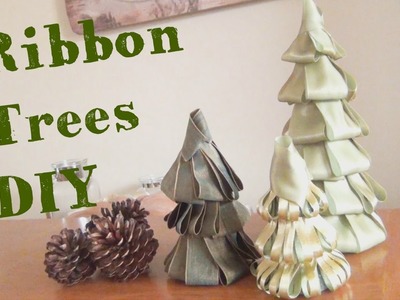Ribbon Christmas Trees ♥ 12 DIYs of Christmas