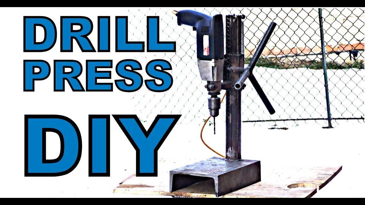 #16 Homemade steel DRILL PRESS stand (diy) .