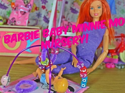 Barbie Baby Krissy Minnie Mouse Nursery DIY Do It Yoself :)
