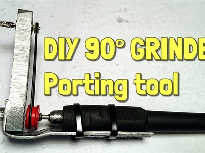 CHEAP DIY 90° GRINDER (FITS 50CC) O-ring Style - DIY Poor Man's Porting Tools