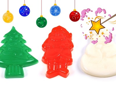 Christmas Jelly! DIY How to Make Christmas Colors Jelly Gummy Pudding