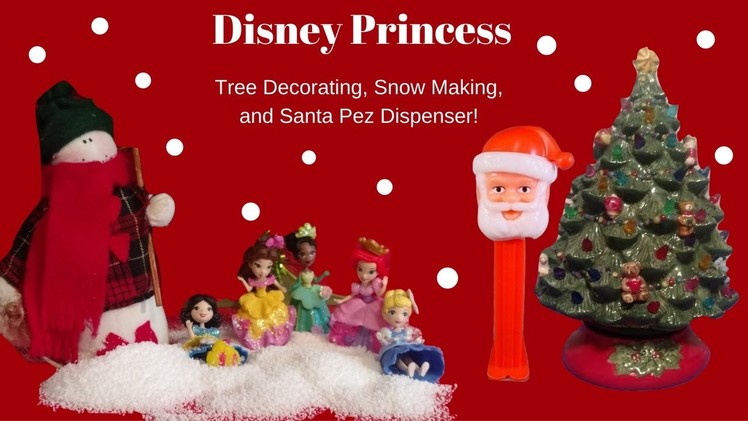 Disney Princess Christmas Tree Decorating