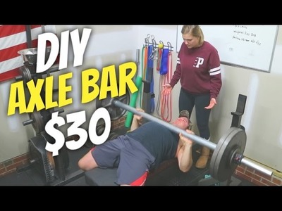 DIY AXLE BAR FOR $30! | TheLadyAndTheTraps