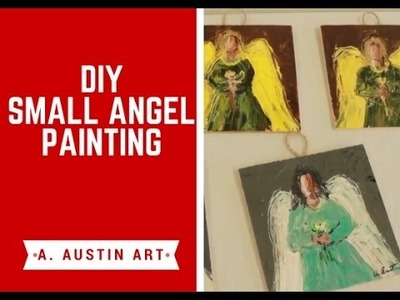 DIY Christmas Gift: Small Angel Paintings