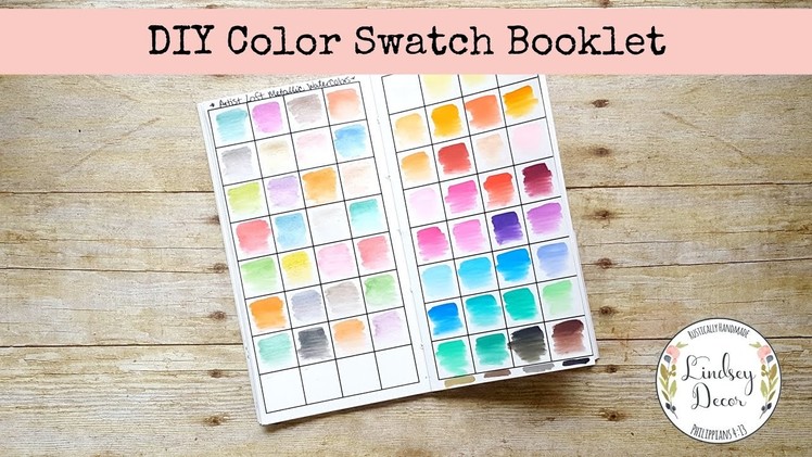 DIY Color Swatch Booklet