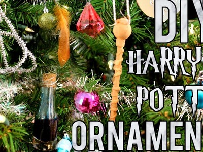 DIY HARRY POTTER ORNAMENTS! • flying keys, wands, potions, AND MORE!