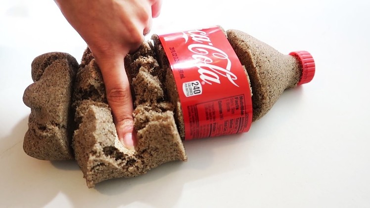 DIY How To Make Kinetic Sand Coca Cola