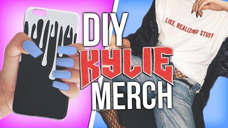 DIY KYLIE JENNER MERCH! + Huge Kylie Cosmetics GIVEAWAY!