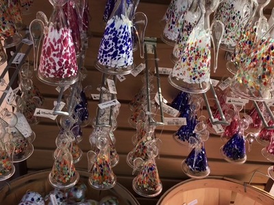 Glass Christmas Ornaments At Epcot (Walt Disney World)