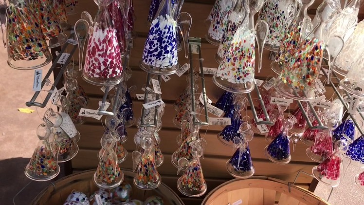 Glass Christmas Ornaments At Epcot (Walt Disney World)