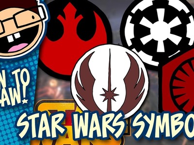How to Draw SYMBOLS from the STAR WARS Movies | Narrated Easy Step-by-Step Tutorial