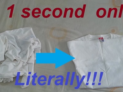 How to Fold a Clothes in 1 second