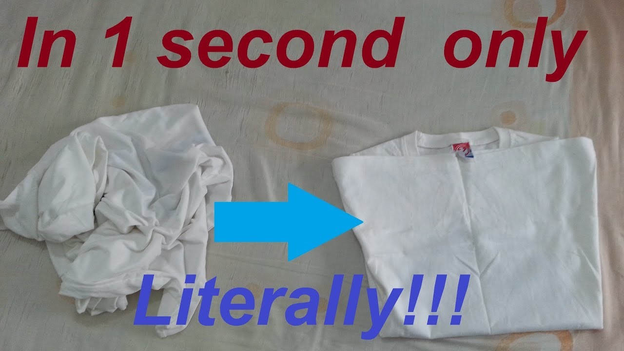 How to Fold a Clothes in 1 second