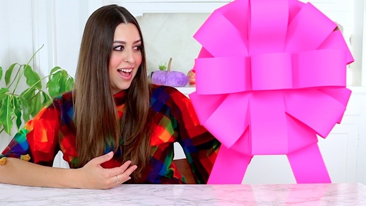 How to Make a Giant Bow! CHEAP!
