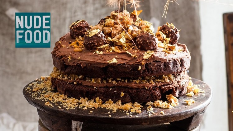 How to make Ferrero Rocher Chocolate Hazelnut Cake!