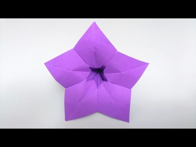 How to make: Origami Violet 5 Petals Flower